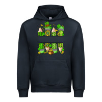 Navy personalized st. patrick's day pencils Urban Hoodie - Artiststas