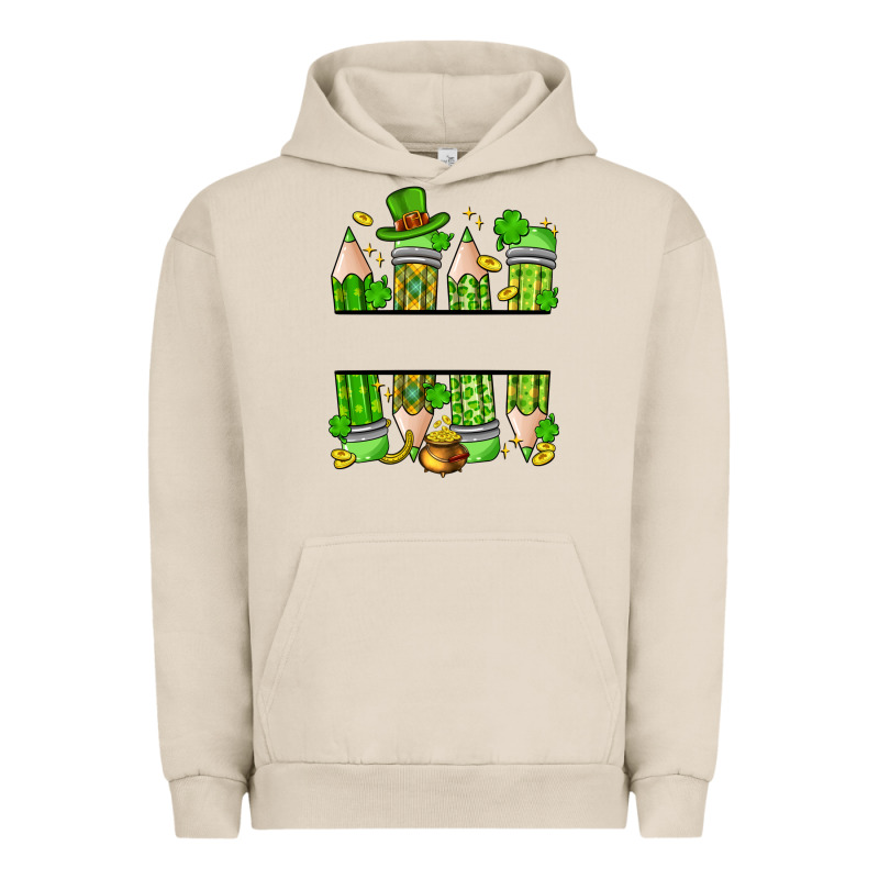 Personalized St. Patrick's Day Pencils Urban Hoodie by Artiststas | Teevron