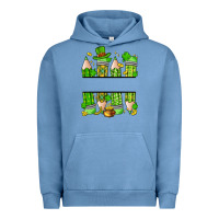 Pigment Pebble Blue personalized st. patrick's day pencils Urban Hoodie - Artiststas