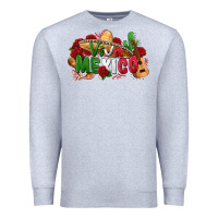 Heather Grey viva mexico Premium Sweatshirt - Zillion Design Studio