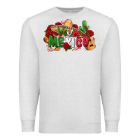 Oatmeal Heather viva mexico Premium Sweatshirt - Zillion Design Studio