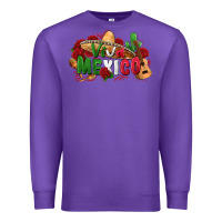 Purple viva mexico Premium Sweatshirt - Zillion Design Studio