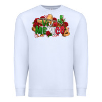 White viva mexico Premium Sweatshirt - Zillion Design Studio