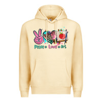 Pina Colada peace love art   ado Premium Hoodie - AdoDesignShop