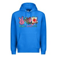True Royal peace love art   ado Premium Hoodie - AdoDesignShop