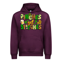 Mauve Wine pinches get stitches Urban Hoodie - Artiststas