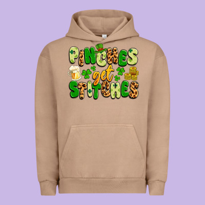 Pinches Get Stitches Urban Hoodie Designed By Artiststas