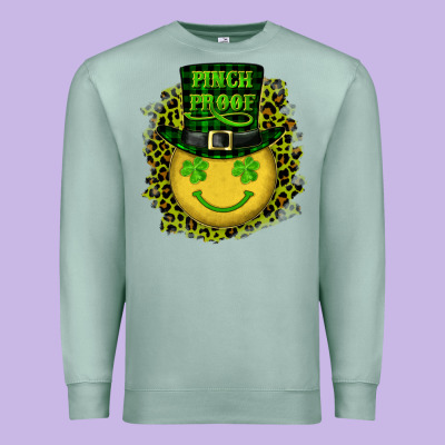 Premium Sweatshirt st. patrick's day pinch proof lucky face