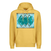 Antique Gold turquoise glitter Premium Hoodie - JahusDesignShop