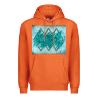 Carrot turquoise glitter Premium Hoodie - JahusDesignShop