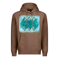 Chestnut turquoise glitter Premium Hoodie - JahusDesignShop