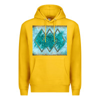 Lemon turquoise glitter Premium Hoodie - JahusDesignShop
