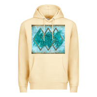 Pina Colada turquoise glitter Premium Hoodie - JahusDesignShop