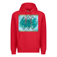 Red turquoise glitter Premium Hoodie - JahusDesignShop