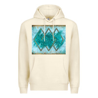 Sandshell turquoise glitter Premium Hoodie - JahusDesignShop