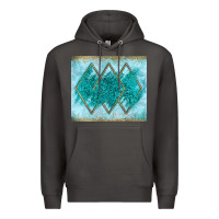 Smoke turquoise glitter Premium Hoodie - JahusDesignShop