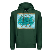 Sports Green turquoise glitter Premium Hoodie - JahusDesignShop