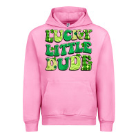 Fuchsia Pink lucky little dude Urban Hoodie - Artiststas