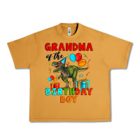 Grandma Of The Birthday Boy T Rex Urban Heavy Tee | Teevron
