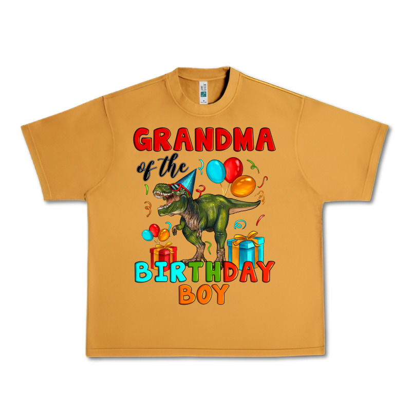 Grandma Of The Birthday Boy T Rex Urban Heavy Tee by Artiststas | Teevron