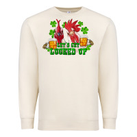 Sandshell st. patrick's day roosters let's get lucked up Premium Sweatshirt - RanaPortraitStore