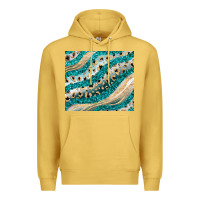 Antique Gold turquoise glitter Premium Hoodie - JahusDesignShop