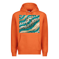 Carrot turquoise glitter Premium Hoodie - JahusDesignShop