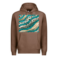 Chestnut turquoise glitter Premium Hoodie - JahusDesignShop