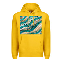 Lemon turquoise glitter Premium Hoodie - JahusDesignShop