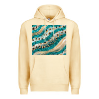 Pina Colada turquoise glitter Premium Hoodie - JahusDesignShop