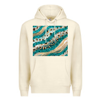 Sandshell turquoise glitter Premium Hoodie - JahusDesignShop