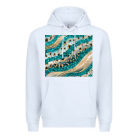 White turquoise glitter Premium Hoodie - JahusDesignShop