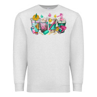 Oatmeal Heather hairstylist coffee cups Premium Sweatshirt - texasbilliewilder