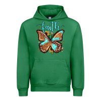 Emerald faith leopard butterfly Urban Hoodie - JahusDesignShop