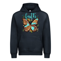 Navy faith leopard butterfly Urban Hoodie - JahusDesignShop