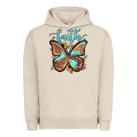 Pigment French Oak faith leopard butterfly Urban Hoodie - JahusDesignShop