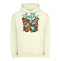 Pigment Pistachio faith leopard butterfly Urban Hoodie - JahusDesignShop
