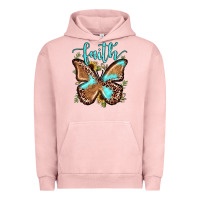Pigment Salmon faith leopard butterfly Urban Hoodie - JahusDesignShop