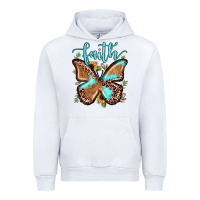 White faith leopard butterfly Urban Hoodie - JahusDesignShop