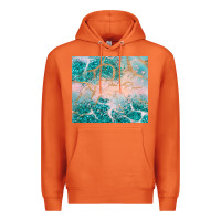 Carrot turquoise glitter Premium Hoodie - JahusDesignShop