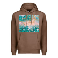 Chestnut turquoise glitter Premium Hoodie - JahusDesignShop