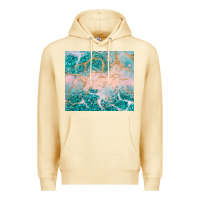 Pina Colada turquoise glitter Premium Hoodie - JahusDesignShop