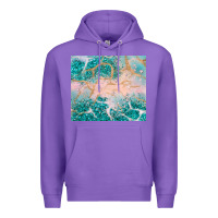 Purple turquoise glitter Premium Hoodie - JahusDesignShop