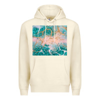 Sandshell turquoise glitter Premium Hoodie - JahusDesignShop