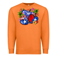 Carrot puerto rico hearts Premium Sweatshirt - Zillion Design Studio