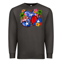 Smoke puerto rico hearts Premium Sweatshirt - Zillion Design Studio