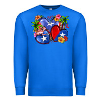 True Royal puerto rico hearts Premium Sweatshirt - Zillion Design Studio