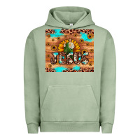 Pigment Oil Green jesus san judas Urban Hoodie - JahusDesignShop