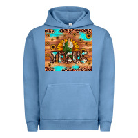 Pigment Pebble Blue jesus san judas Urban Hoodie - JahusDesignShop
