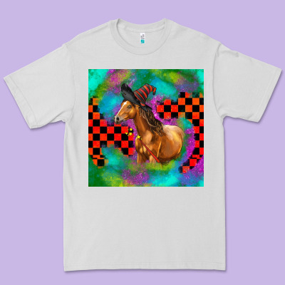 Halloween Quarter Horse Premium Tee Designed By Lillyallendesigns